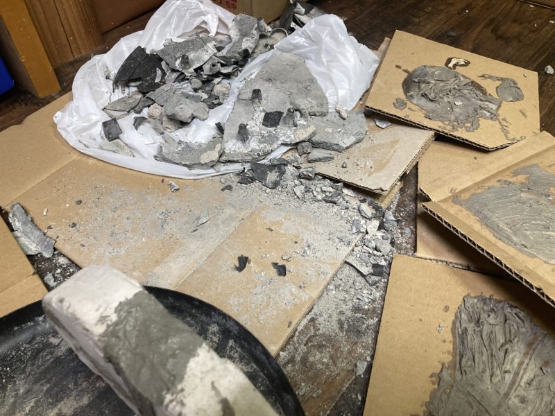 21-55 フロアーライト修理