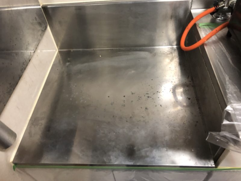 21-18 ガスレンジ台　腐食修理