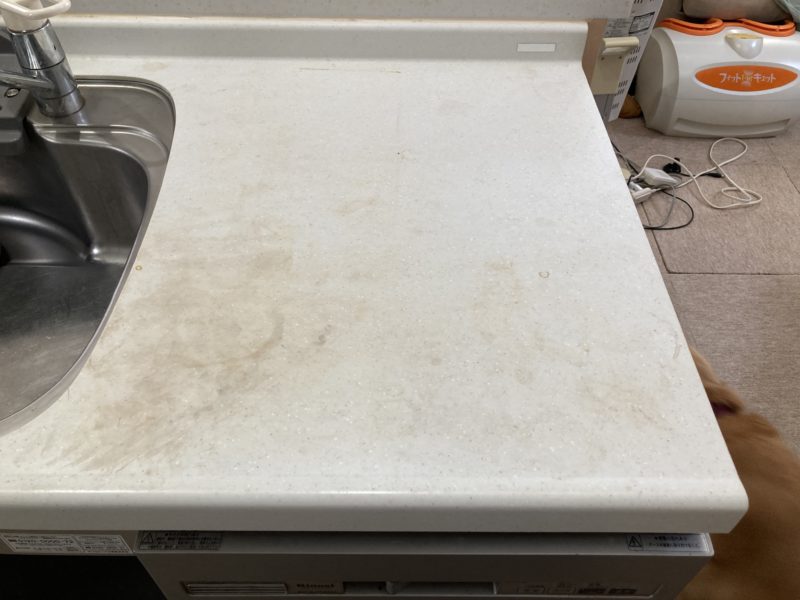 21-66 キッチン 人工大理石 汚れ落とし