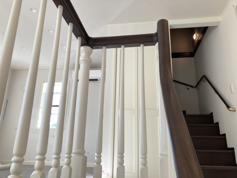 21-70 階段手摺り ジョイント補修　