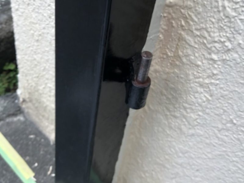 21-98 ゲートヒンジ溶接補強