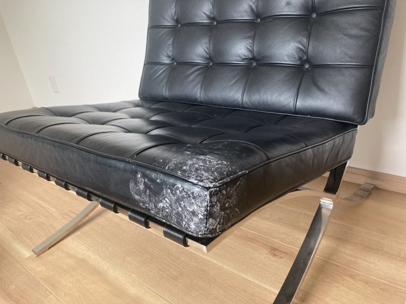 21-84 ミースファンデル レザー修復