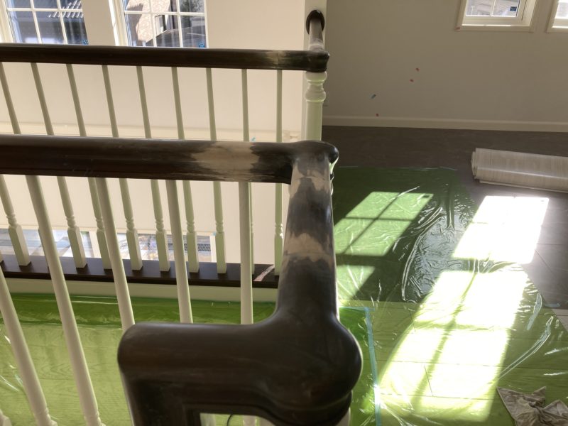 21-70 階段手摺り ジョイント補修　