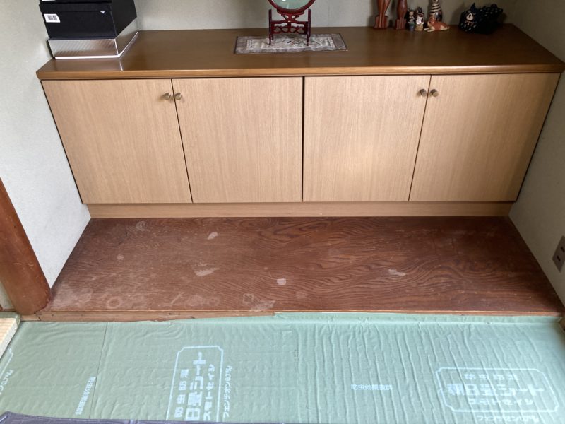 21-104 地板 シミ補修