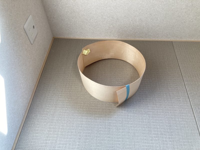 21-76 和室　単板貼り