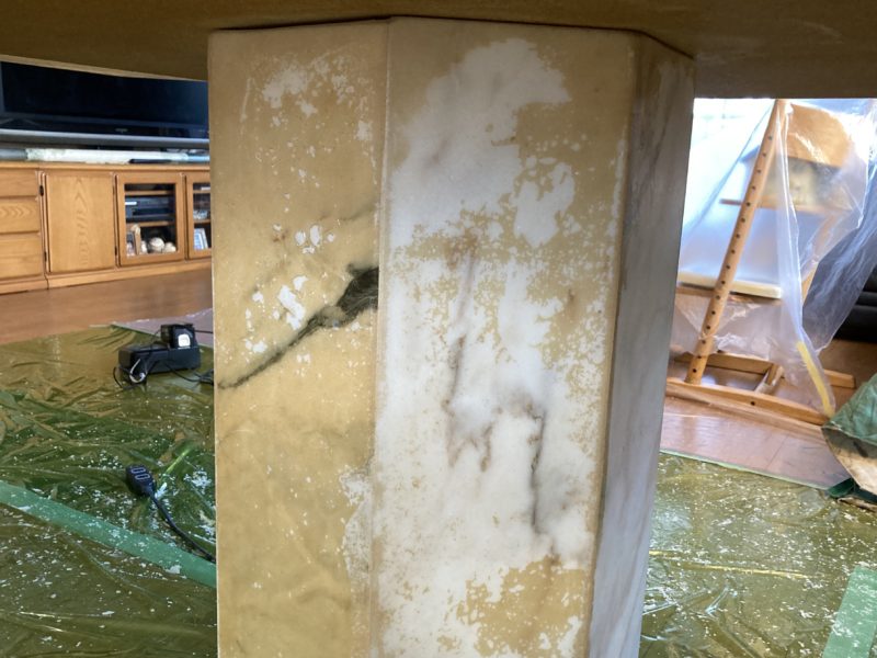 21-69 大理石 コーティング　剥離