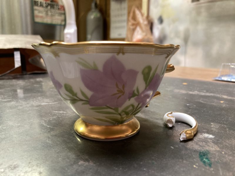 21-72 大倉食器 割れ修復