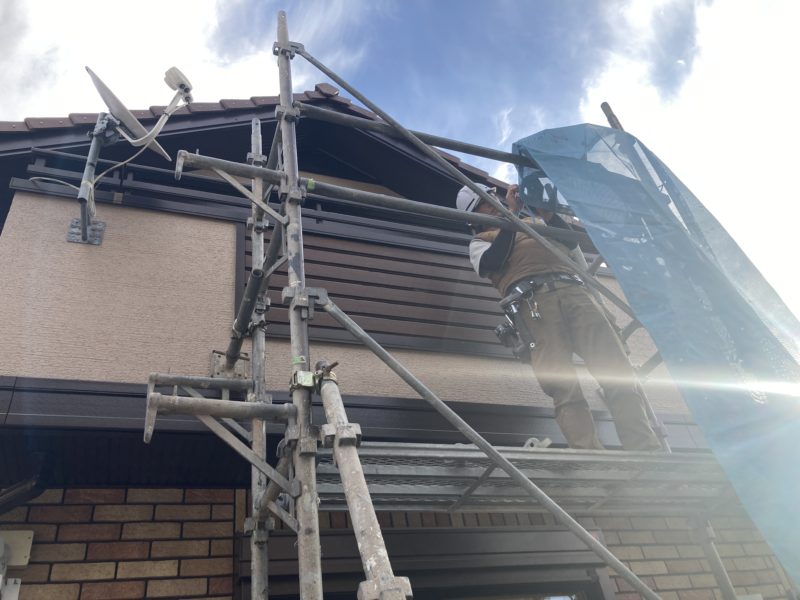 21-82 バルコニー シート劣化 塗装補修