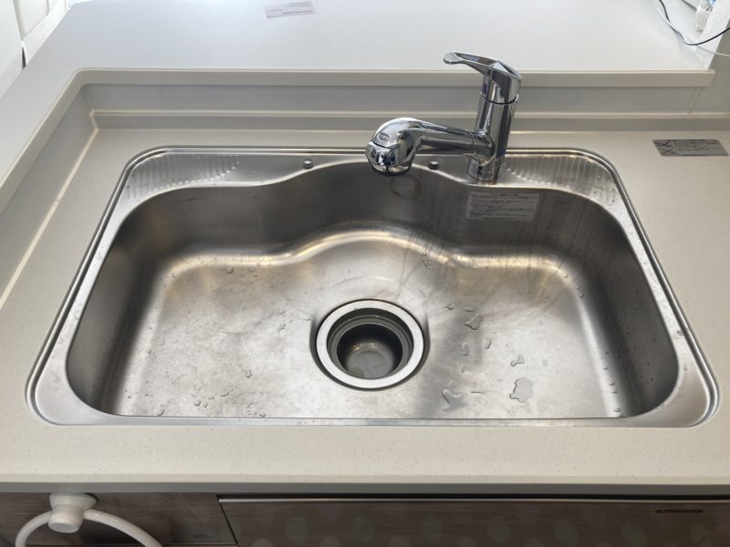 21-67 ステンレスシンク 磨き