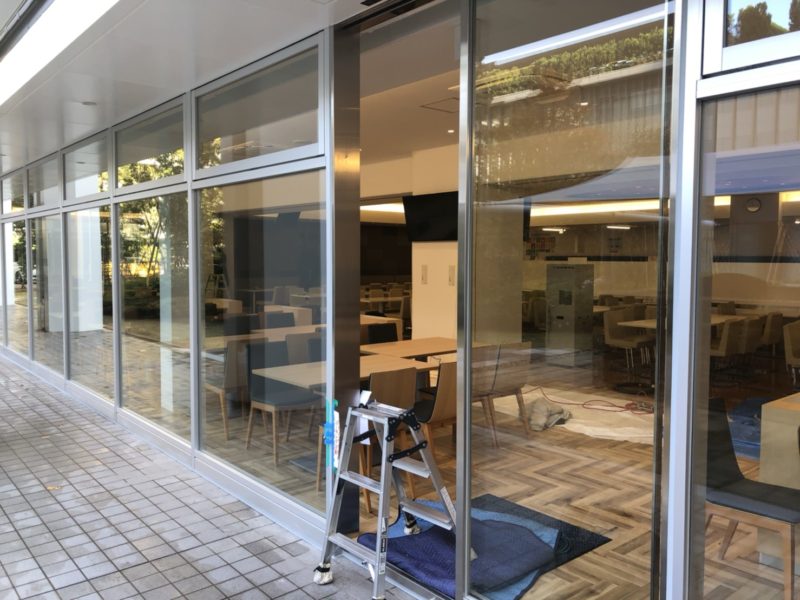 21-101 ステンレス枠 膨れ 補修