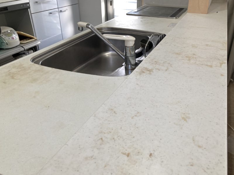 21-66 キッチン 人工大理石 汚れ落とし