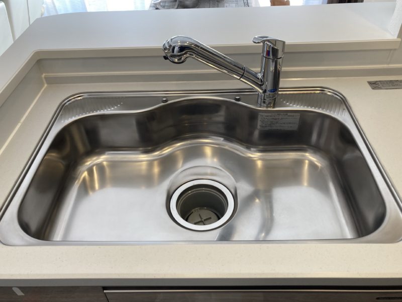 21-67 ステンレスシンク 磨き