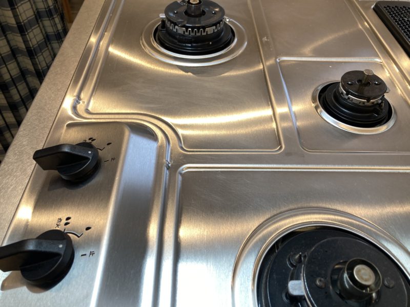 21-113 ステンレス製 ガスレンジ キズ補修