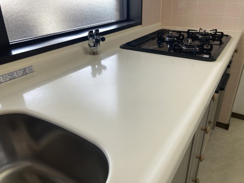 21-168 キッチン 人工大理石 再研磨