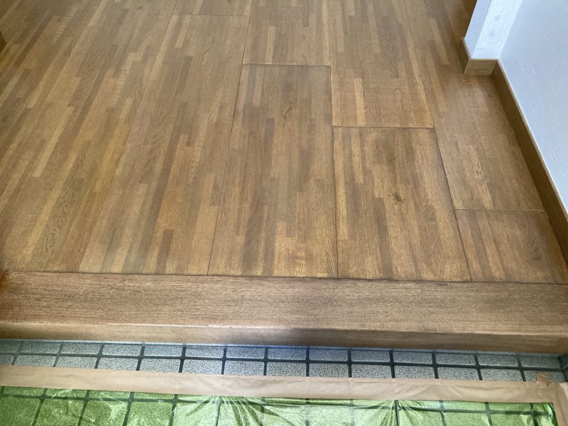 21-122 フロアー劣化補修