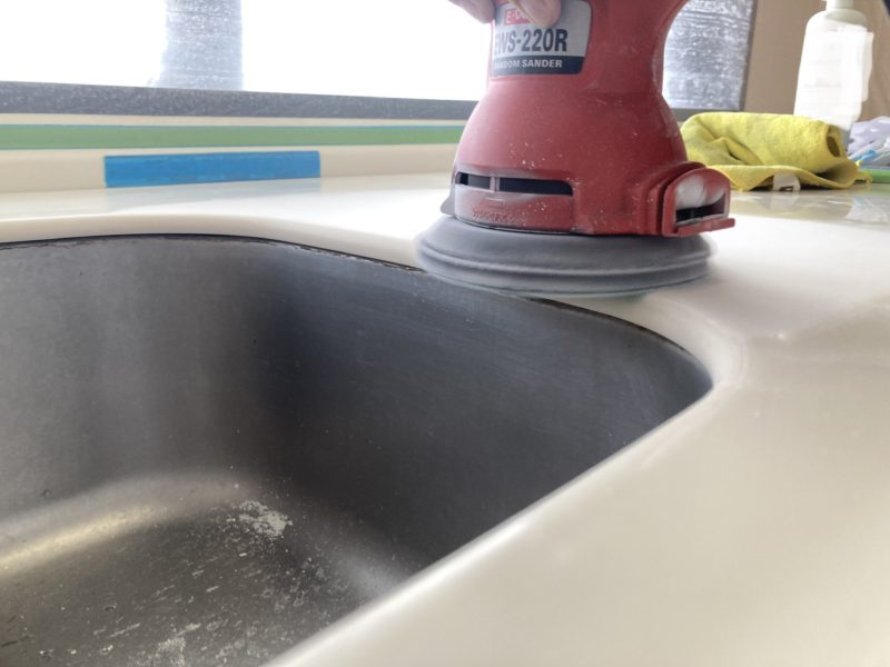 21-168 キッチン 人工大理石 再研磨