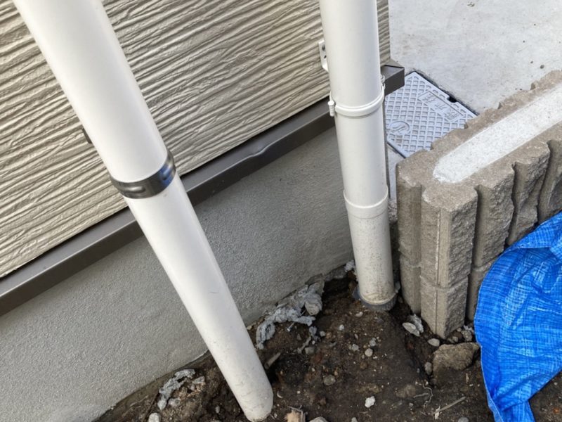 21-141 ガルバリュウム 水切りへこみ補修