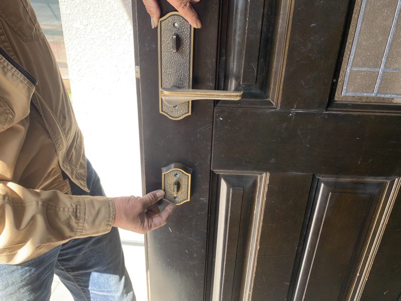 21-146 レバーハンドル 再塗装