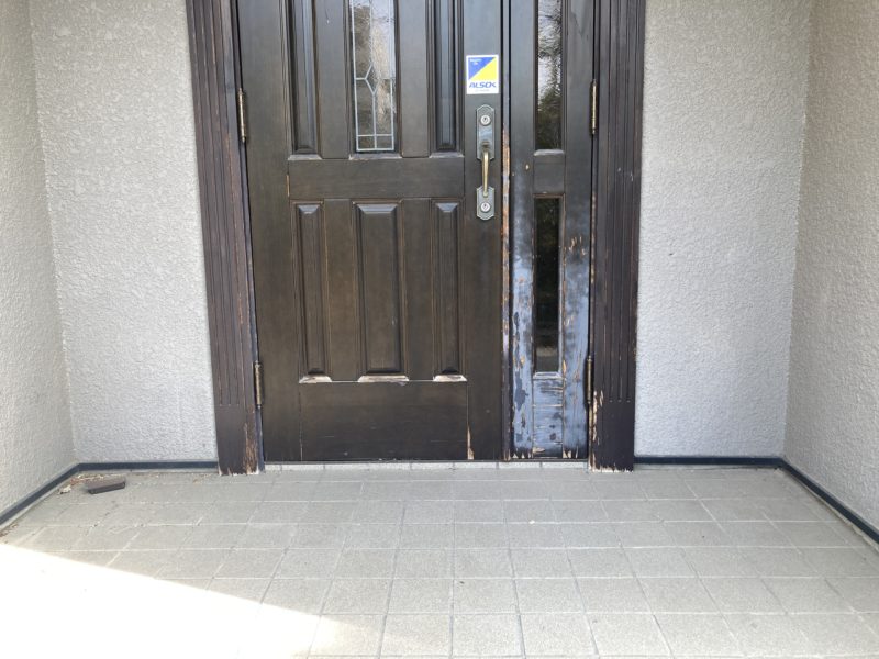 21-132 玄関ドア 塗装補修