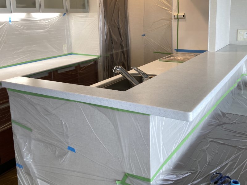 21-130 人工大理石 磨き