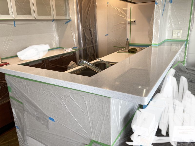 21-130 人工大理石 磨き