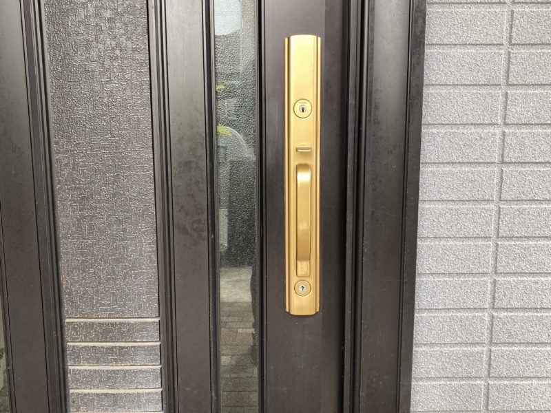 21-155 玄関 取手 再塗装