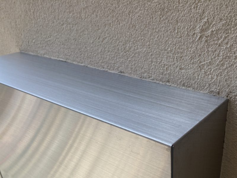 21-179 ステンレス製ポスト キズ補修