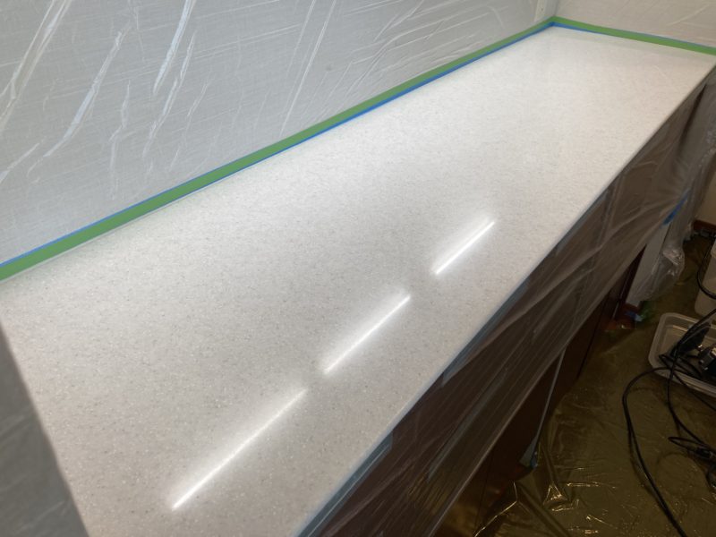 21-130 人工大理石 磨き