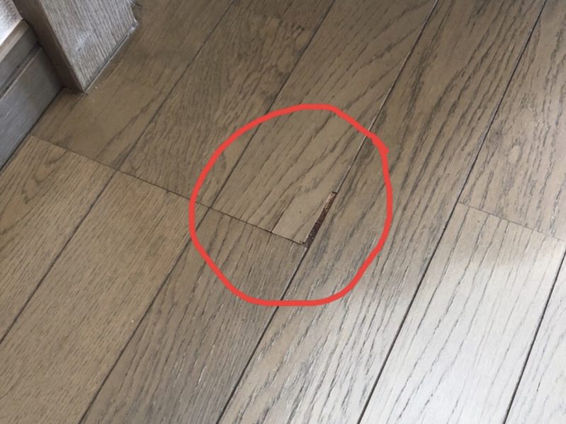 21-106 フロアーキズ補修