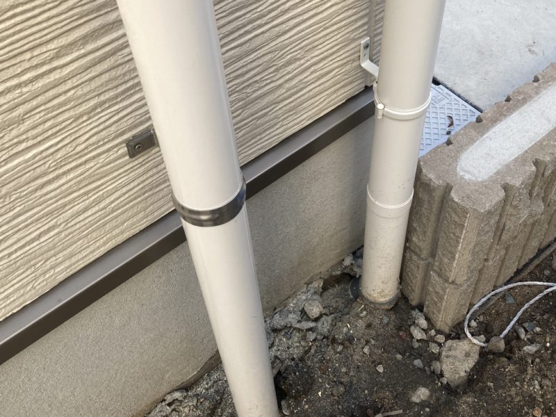 21-141 ガルバリュウム 水切りへこみ補修