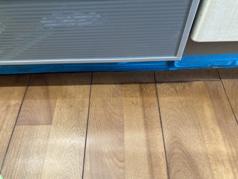 21-160 フロアー 水漏れ変色 補修