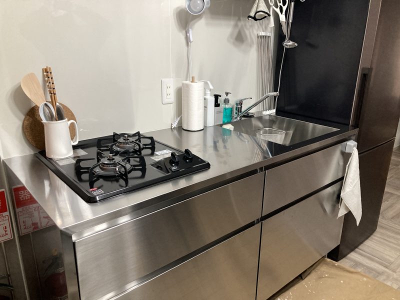 21-108 キッチン ステンレス キズ補修