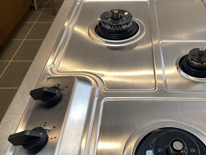 21-113 ステンレス製 ガスレンジ キズ補修