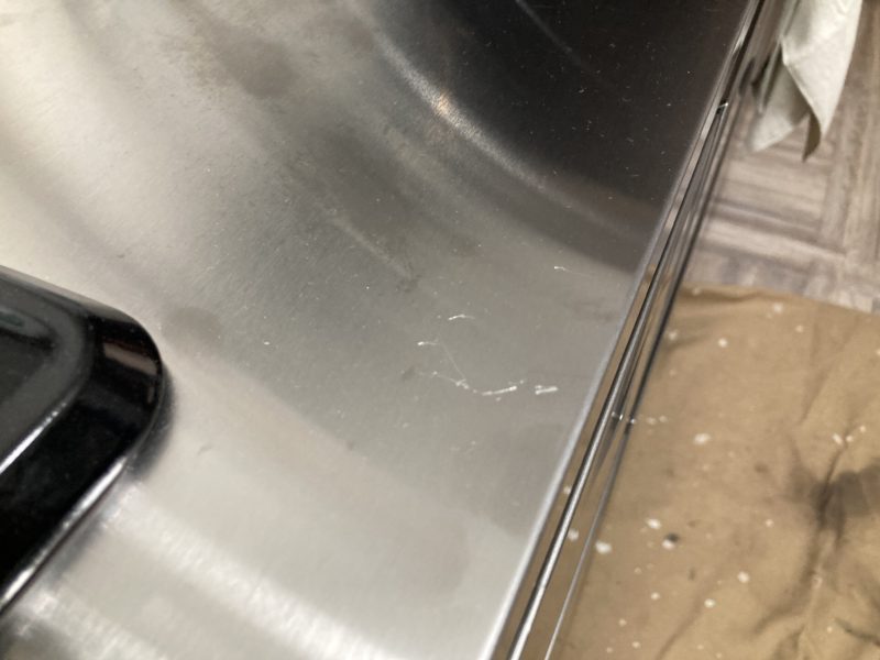 21-108 キッチン ステンレス キズ補修