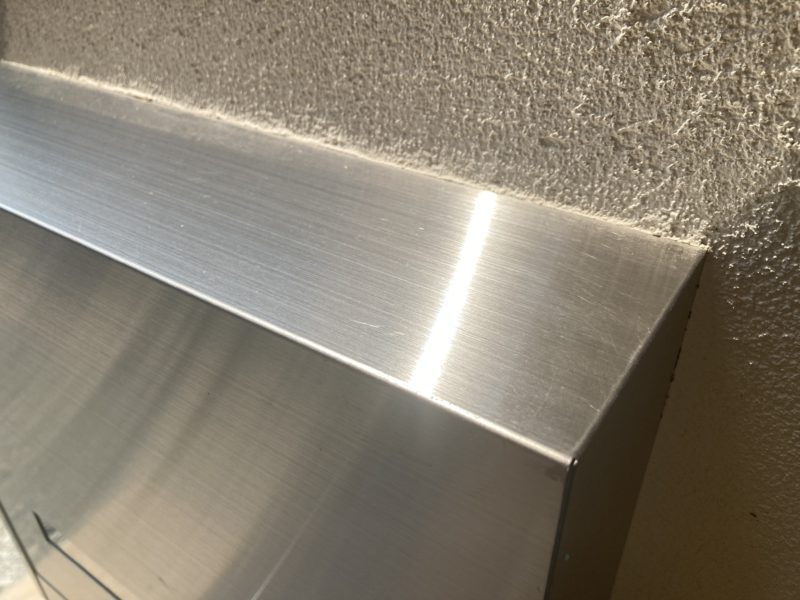 21-179 ステンレス製ポスト キズ補修