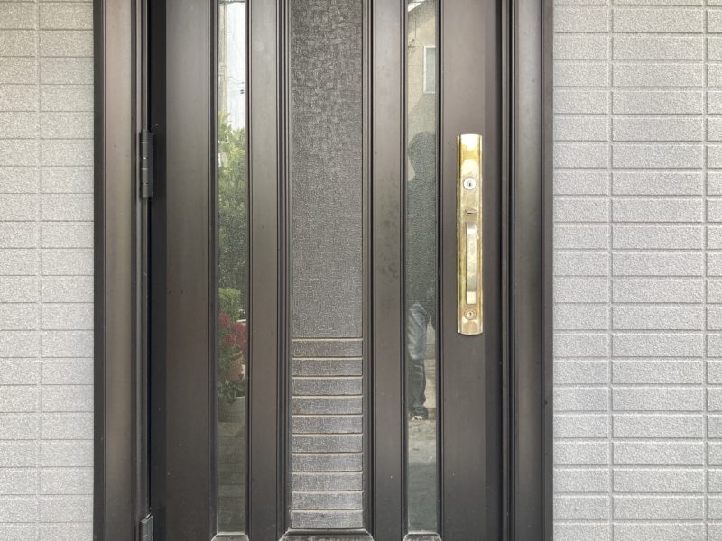 21-155 玄関 取手 再塗装