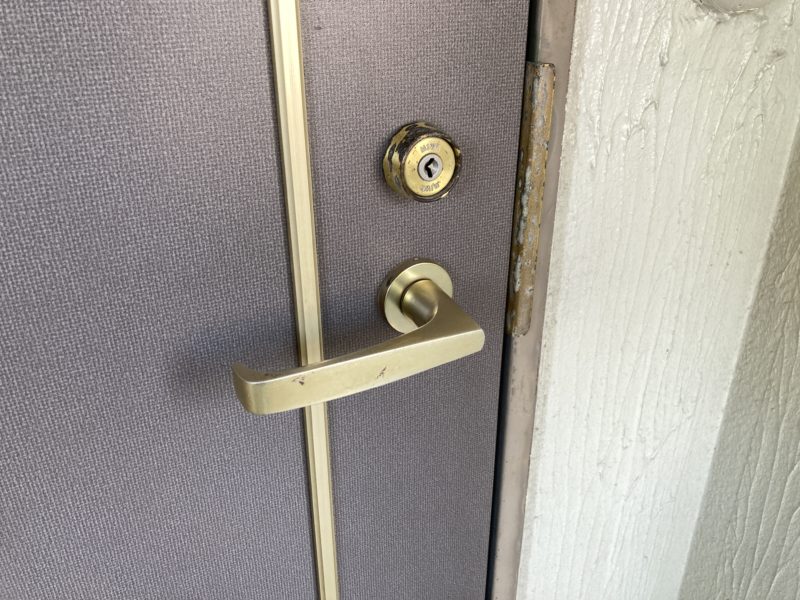 21-133 レバーハンドル 再塗装 現場施工