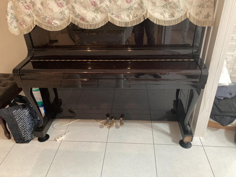 21-154 ピアノ 脚 欠損部再生