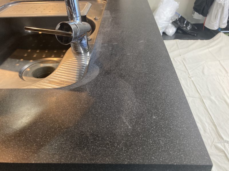 22-25 キッチンワークトップ再生研磨