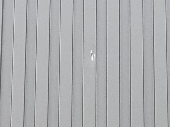 22-76 外壁 ガルバリウム鋼板 へこみ補修