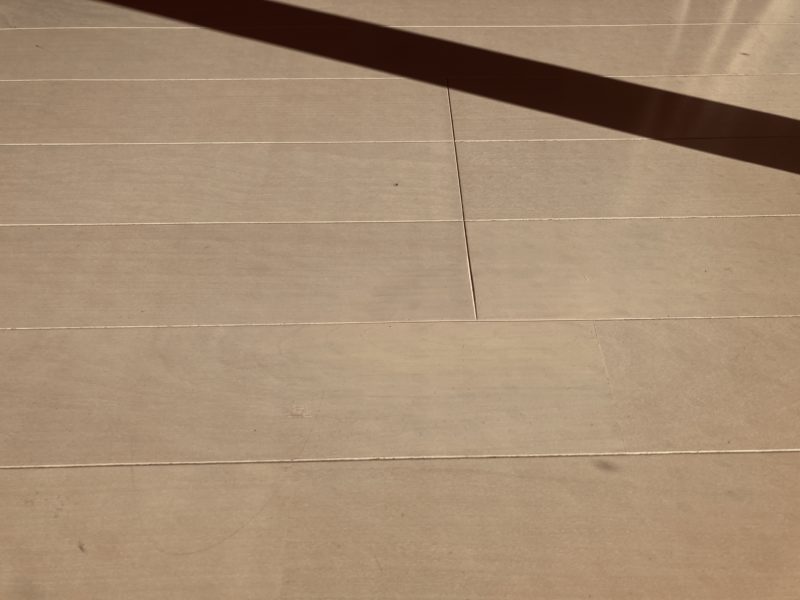 22-65 フロアー焼け焦げ補修