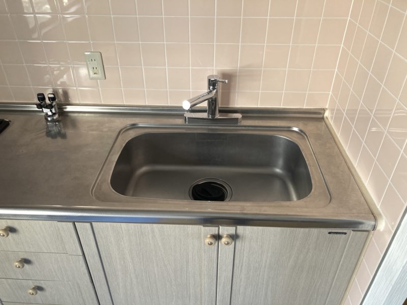 22-43 エンボスキッチン 磨き 補修