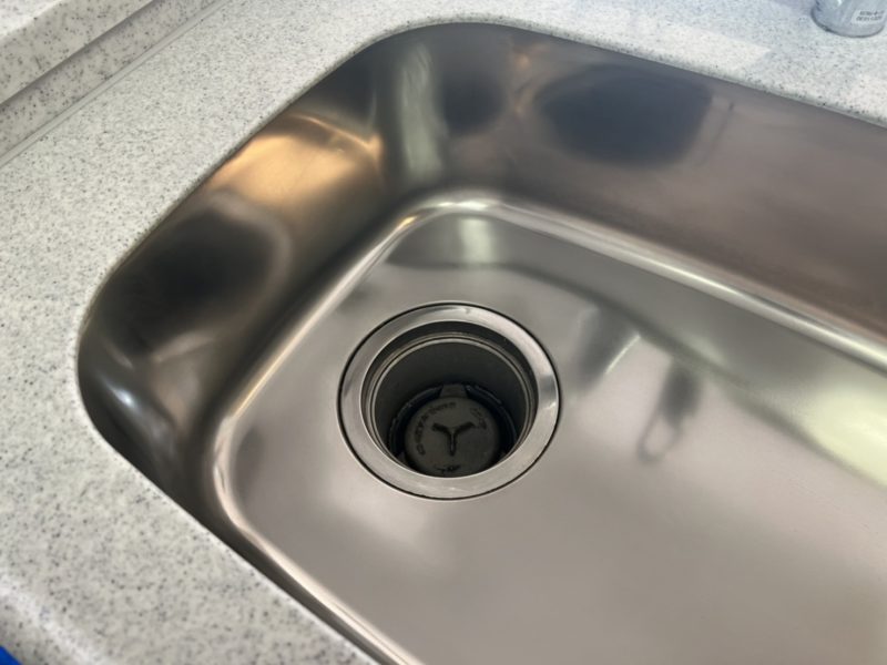 22-70 人工大理石 キッチン天板 ステンレスシンク 再研磨