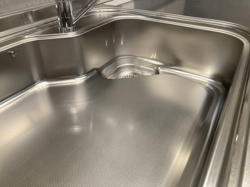 22-12 ステンレス エンボスシンク すり傷補修