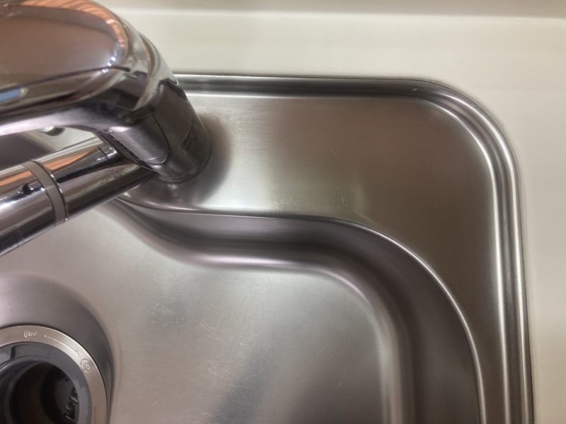 22-78　シンク再研磨 ナチュラル仕上げ 水垢 キズ除去