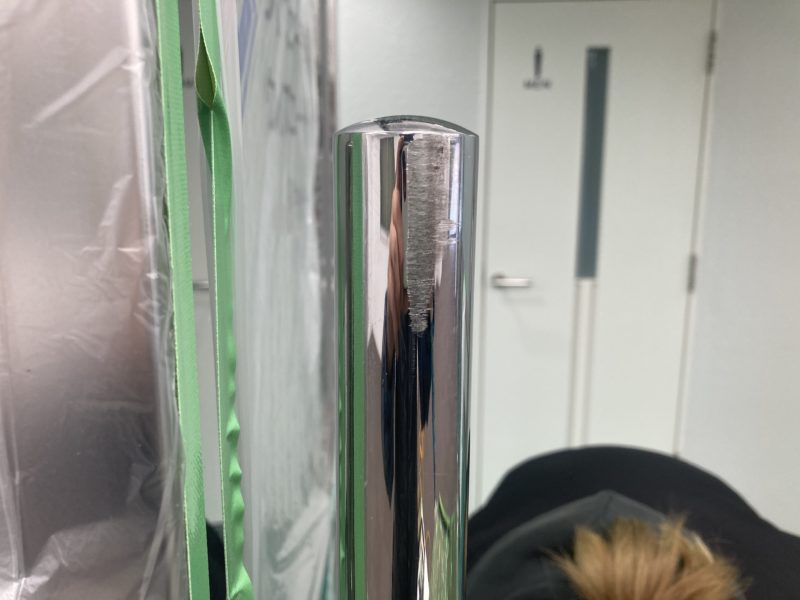 22-103 ステンレス 鏡面 キズ補修 再研磨