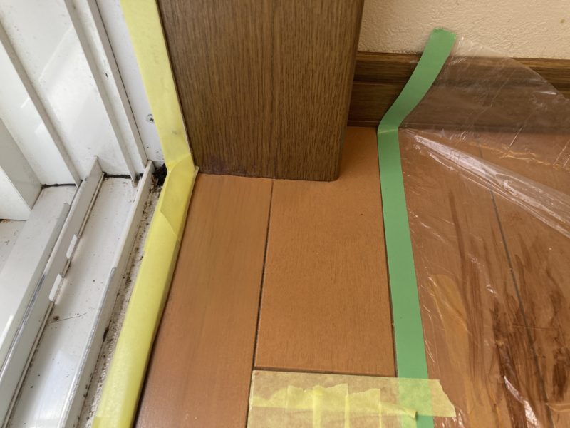 22-73 フローリング 腐食 張替え無し 補修