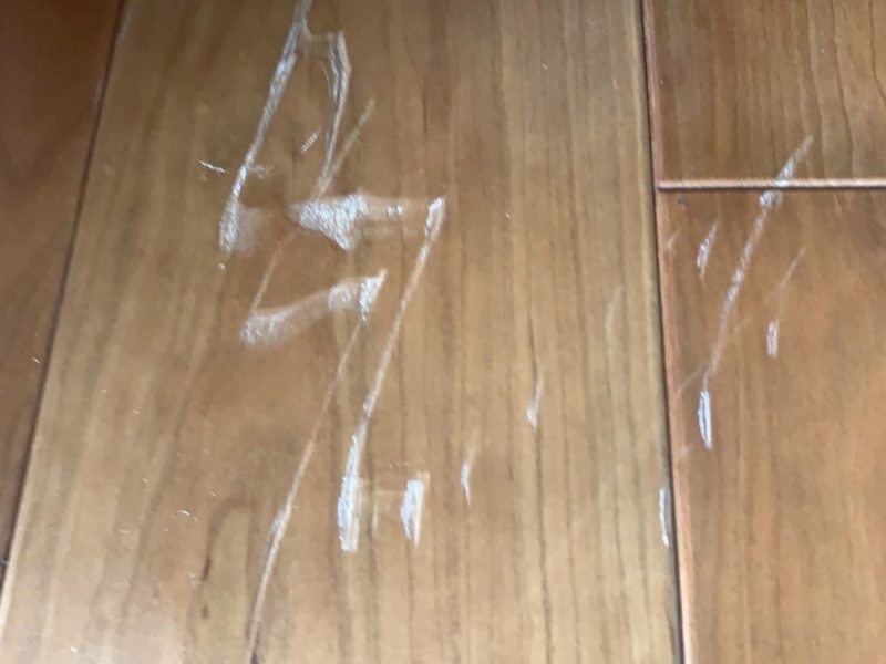 22-58 フローリング キズ リペア補修
