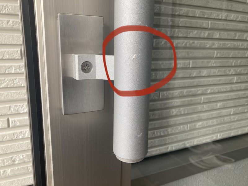 22-67 エンボス レバーハンドル へこみ補修