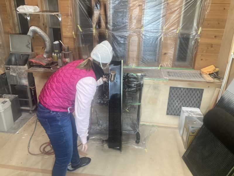 22-87 アルミパネル 再塗装 持ち込み